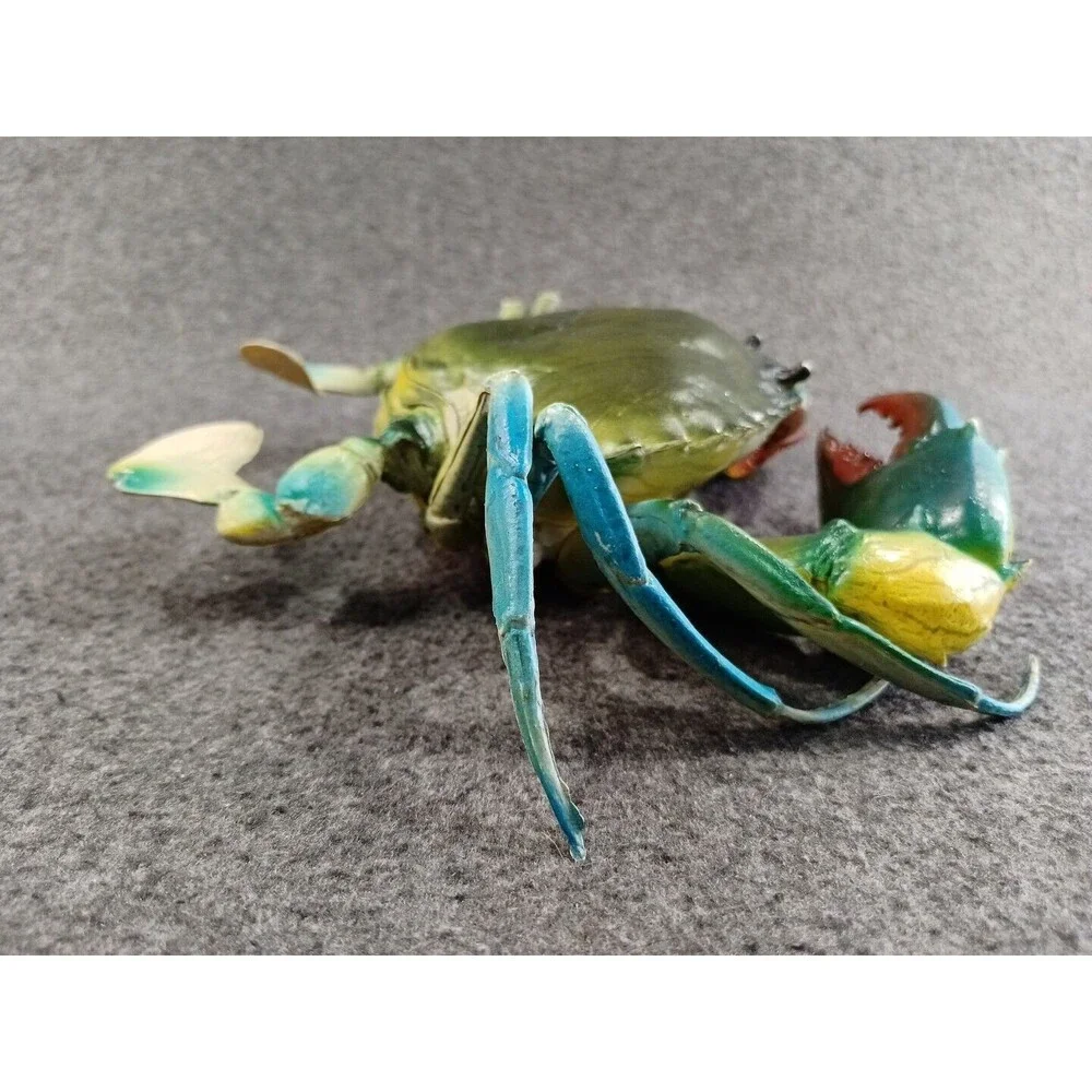 Blue Crap Figurine Realistic Detailed 8
